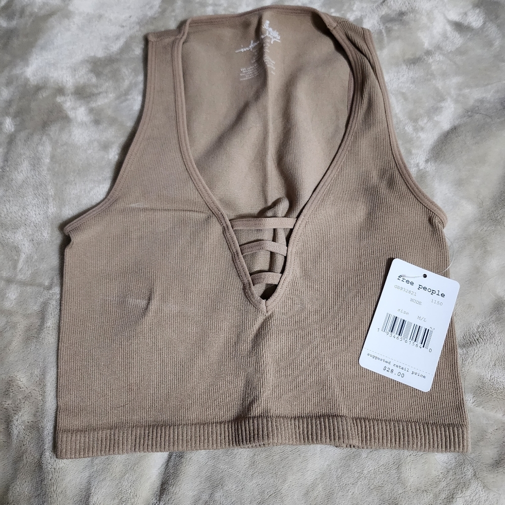 Nude Free People Intimately Bralette M/L